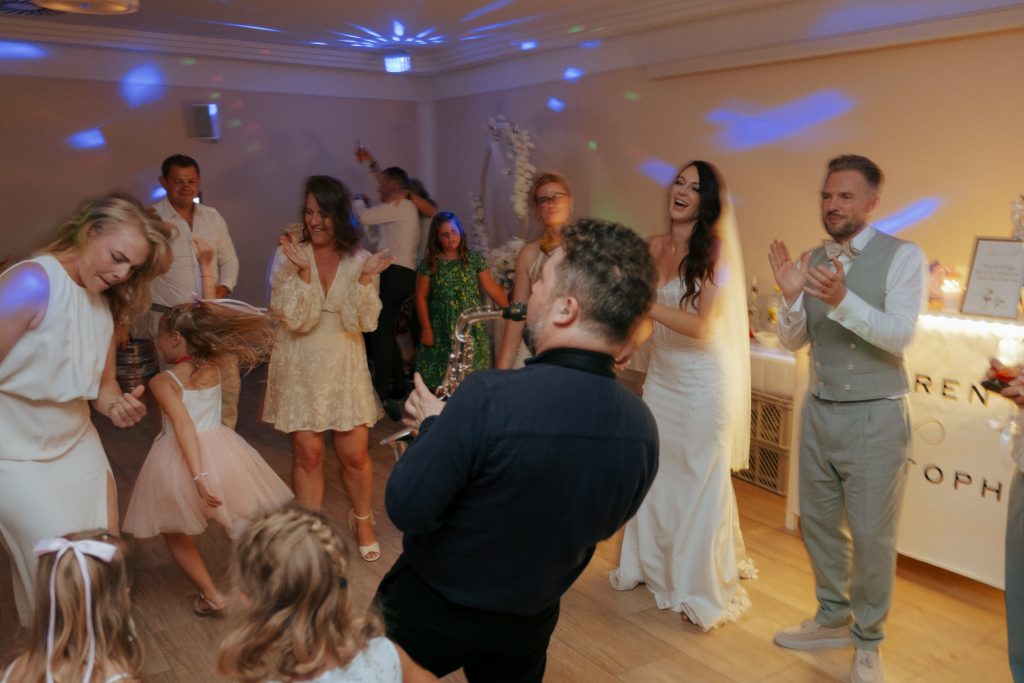 hochzeitsfoto party